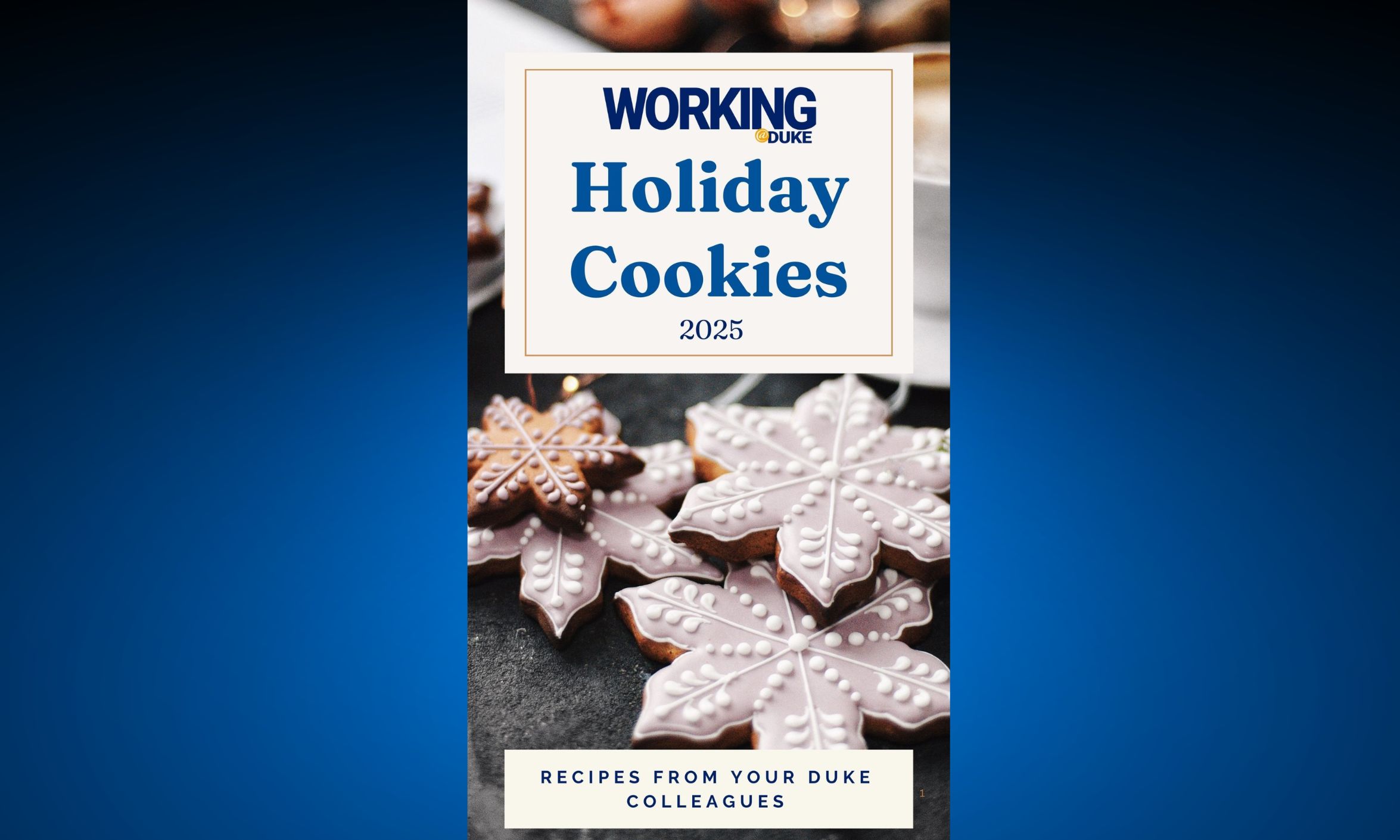 An image of a holiday cookie cookbook cover